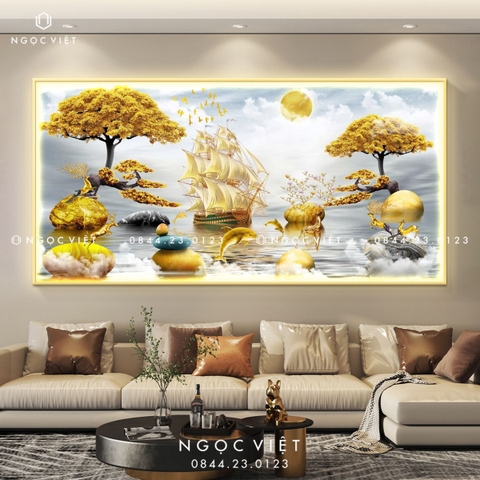 Tranh Đèn LED Tráng Gương - Ngang | Tranh Ngọc Việt - BMT DakLak | Tranh Ngọc Việt - Xưởng Tranh Đẹp Buôn Ma Thuột (BMT) DakLak