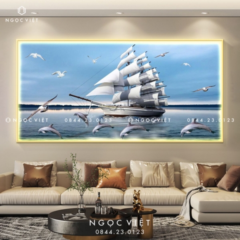 Tranh Đèn LED Tráng Gương - Ngang | Tranh Ngọc Việt - BMT DakLak | Tranh Ngọc Việt - Xưởng Tranh Đẹp Buôn Ma Thuột (BMT) DakLak