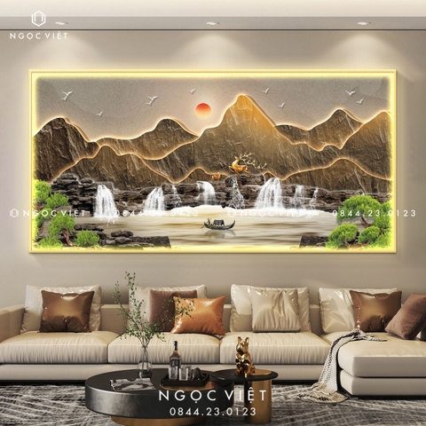 Tranh Đèn LED Tráng Gương - Ngang | Tranh Ngọc Việt - BMT DakLak | Tranh Ngọc Việt - Xưởng Tranh Đẹp Buôn Ma Thuột (BMT) DakLak