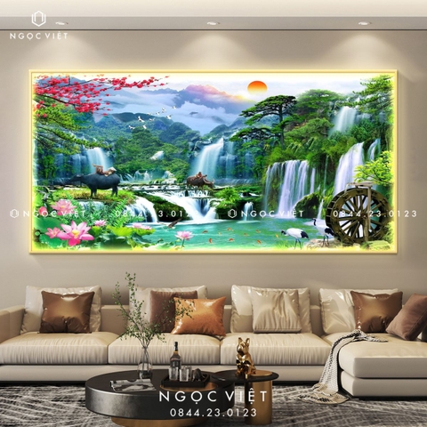 Tranh Đèn LED Tráng Gương - Ngang | Tranh Ngọc Việt - BMT DakLak | Tranh Ngọc Việt - Xưởng Tranh Đẹp Buôn Ma Thuột (BMT) DakLak