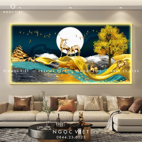 Tranh Đèn LED Tráng Gương - Ngang | Tranh Ngọc Việt - BMT DakLak | Tranh Ngọc Việt - Xưởng Tranh Đẹp Buôn Ma Thuột (BMT) DakLak