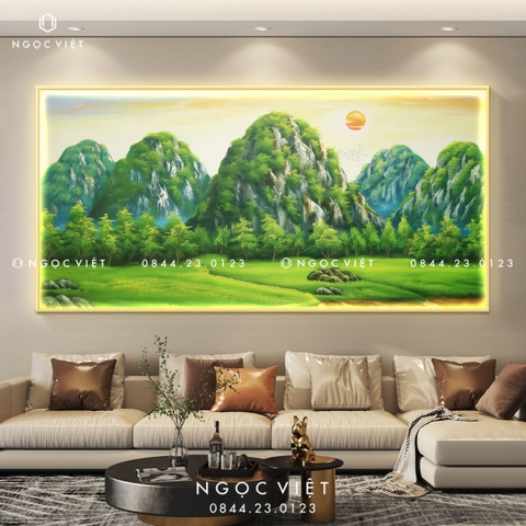 Tranh Đèn LED Tráng Gương - Ngang | Tranh Ngọc Việt - BMT DakLak | Tranh Ngọc Việt - Xưởng Tranh Đẹp Buôn Ma Thuột (BMT) DakLak