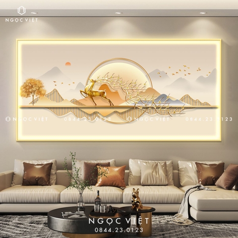 Tranh Đèn LED Tráng Gương - Ngang | Tranh Ngọc Việt - BMT DakLak | Tranh Ngọc Việt - Xưởng Tranh Đẹp Buôn Ma Thuột (BMT) DakLak