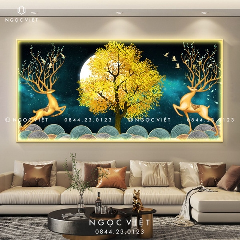 Tranh Đèn LED Tráng Gương - Ngang | Tranh Ngọc Việt - BMT DakLak | Tranh Ngọc Việt - Xưởng Tranh Đẹp Buôn Ma Thuột (BMT) DakLak