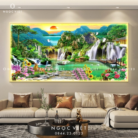 Tranh Đèn LED Tráng Gương - Ngang | Tranh Ngọc Việt - BMT DakLak | Tranh Ngọc Việt - Xưởng Tranh Đẹp Buôn Ma Thuột (BMT) DakLak