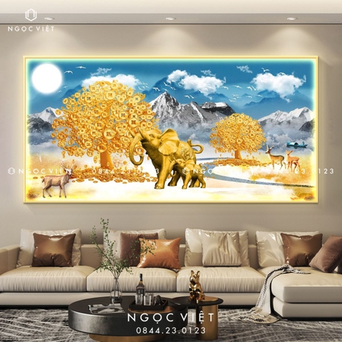 Tranh Đèn LED Tráng Gương - Ngang | Tranh Ngọc Việt - BMT DakLak | Tranh Ngọc Việt - Xưởng Tranh Đẹp Buôn Ma Thuột (BMT) DakLak