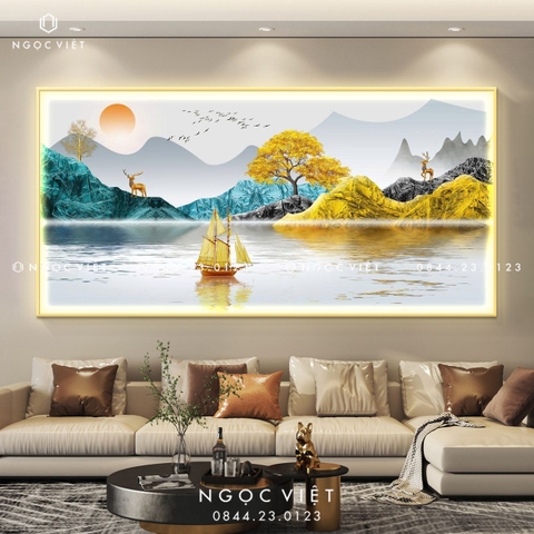 Tranh Đèn LED Tráng Gương - Ngang | Tranh Ngọc Việt - BMT DakLak | Tranh Ngọc Việt - Xưởng Tranh Đẹp Buôn Ma Thuột (BMT) DakLak