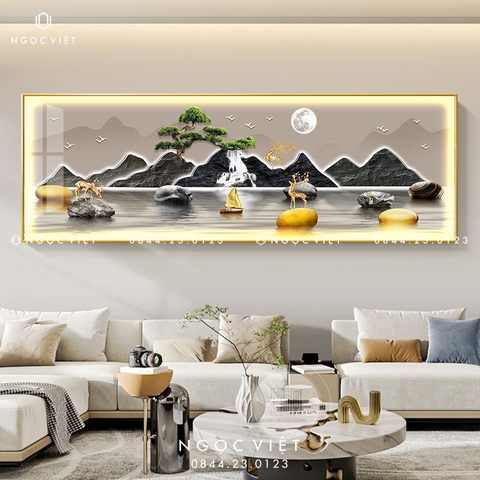 Tranh Đèn LED Tráng Gương - Ngang | Tranh Ngọc Việt - BMT DakLak | Tranh Ngọc Việt - Xưởng Tranh Đẹp Buôn Ma Thuột (BMT) DakLak