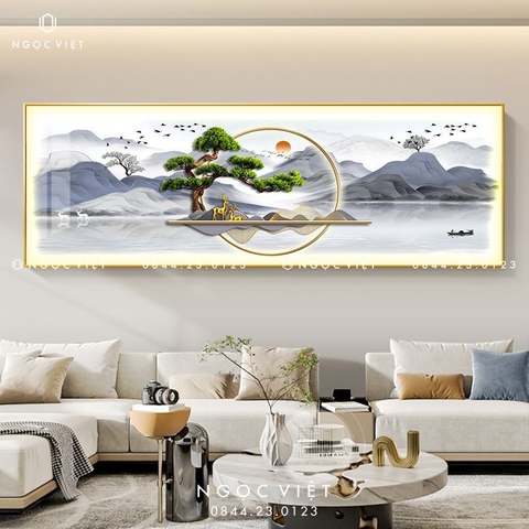 Tranh Đèn LED Tráng Gương - Ngang | Tranh Ngọc Việt - BMT DakLak | Tranh Ngọc Việt - Xưởng Tranh Đẹp Buôn Ma Thuột (BMT) DakLak