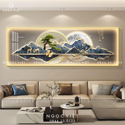 Tranh Đèn LED Tráng Gương - Ngang | Tranh Ngọc Việt - BMT DakLak | Tranh Ngọc Việt - Xưởng Tranh Đẹp Buôn Ma Thuột (BMT) DakLak
