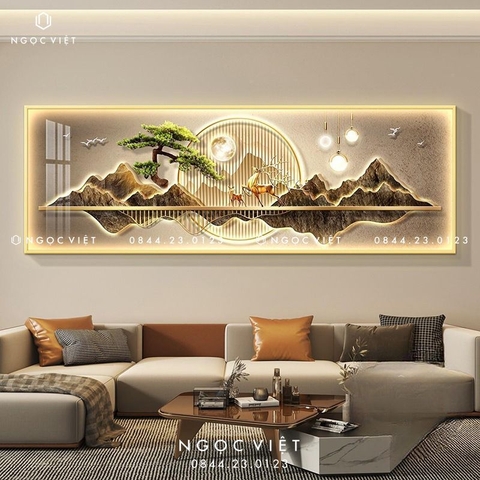 Tranh Đèn LED Tráng Gương - Ngang | Tranh Ngọc Việt - BMT DakLak | Tranh Ngọc Việt - Xưởng Tranh Đẹp Buôn Ma Thuột (BMT) DakLak