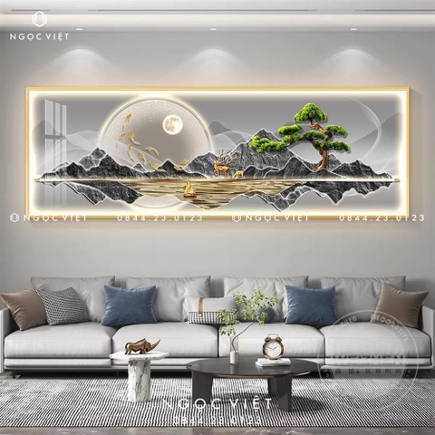 Tranh Đèn LED Tráng Gương - Ngang | Tranh Ngọc Việt - BMT DakLak | Tranh Ngọc Việt - Xưởng Tranh Đẹp Buôn Ma Thuột (BMT) DakLak