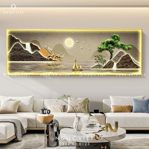 Tranh Đèn LED Tráng Gương - Ngang | Tranh Ngọc Việt - BMT DakLak | Tranh Ngọc Việt - Xưởng Tranh Đẹp Buôn Ma Thuột (BMT) DakLak