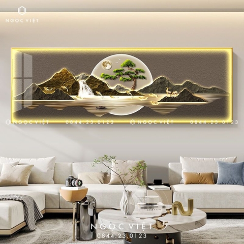 Tranh Đèn LED Tráng Gương - Ngang | Tranh Ngọc Việt - BMT DakLak | Tranh Ngọc Việt - Xưởng Tranh Đẹp Buôn Ma Thuột (BMT) DakLak