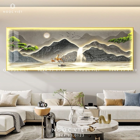 Tranh Đèn LED Tráng Gương - Ngang | Tranh Ngọc Việt - BMT DakLak | Tranh Ngọc Việt - Xưởng Tranh Đẹp Buôn Ma Thuột (BMT) DakLak