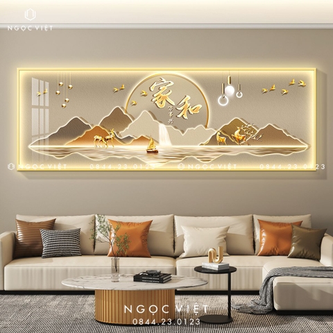 Tranh Đèn LED Tráng Gương - Ngang | Tranh Ngọc Việt - BMT DakLak | Tranh Ngọc Việt - Xưởng Tranh Đẹp Buôn Ma Thuột (BMT) DakLak