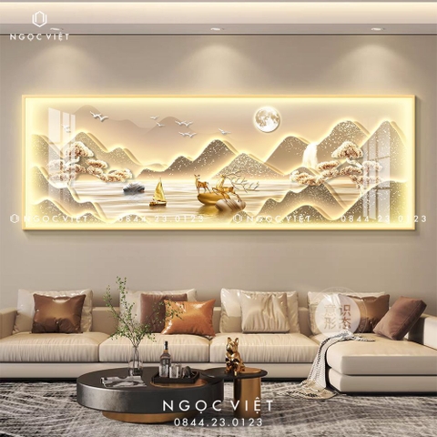 Tranh Đèn LED Tráng Gương - Ngang | Tranh Ngọc Việt - BMT DakLak | Tranh Ngọc Việt - Xưởng Tranh Đẹp Buôn Ma Thuột (BMT) DakLak