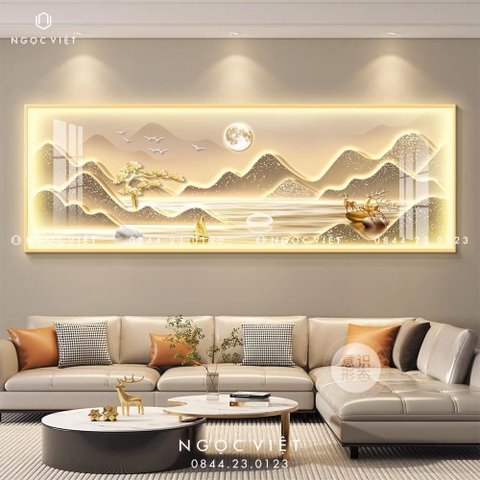 Tranh Đèn LED Tráng Gương - Ngang | Tranh Ngọc Việt - BMT DakLak | Tranh Ngọc Việt - Xưởng Tranh Đẹp Buôn Ma Thuột (BMT) DakLak