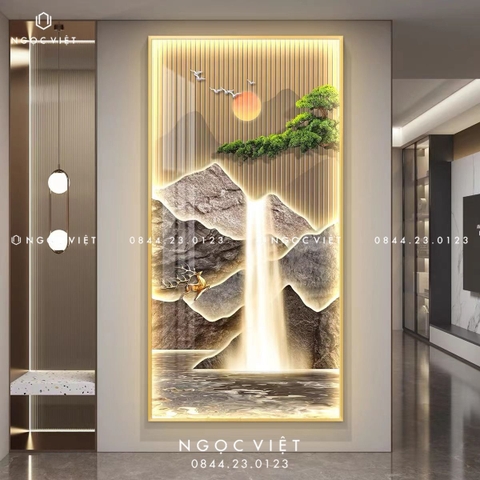 Tranh Đèn LED Tráng Gương - Dọc | Tranh Ngọc Việt - BMT DakLak | Tranh Ngọc Việt - Xưởng Tranh Đẹp Buôn Ma Thuột (BMT) DakLak