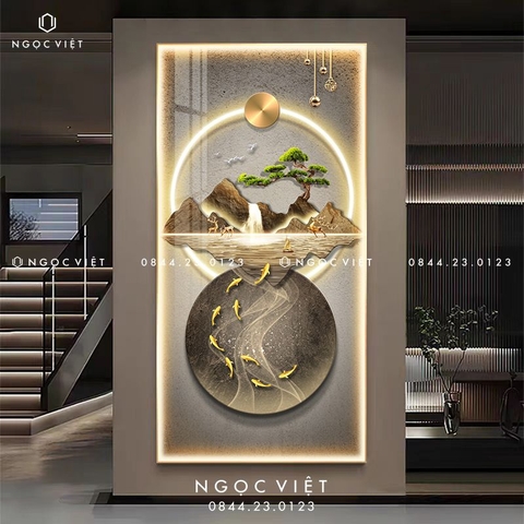 Tranh Đèn LED Tráng Gương - Dọc | Tranh Ngọc Việt - BMT DakLak | Tranh Ngọc Việt - Xưởng Tranh Đẹp Buôn Ma Thuột (BMT) DakLak