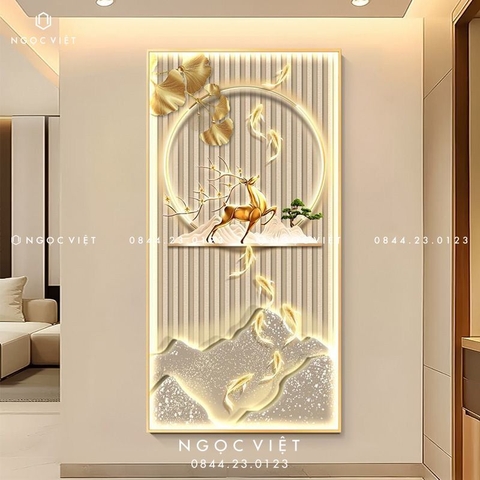 Tranh Đèn LED Tráng Gương - Dọc | Tranh Ngọc Việt - BMT DakLak | Tranh Ngọc Việt - Xưởng Tranh Đẹp Buôn Ma Thuột (BMT) DakLak