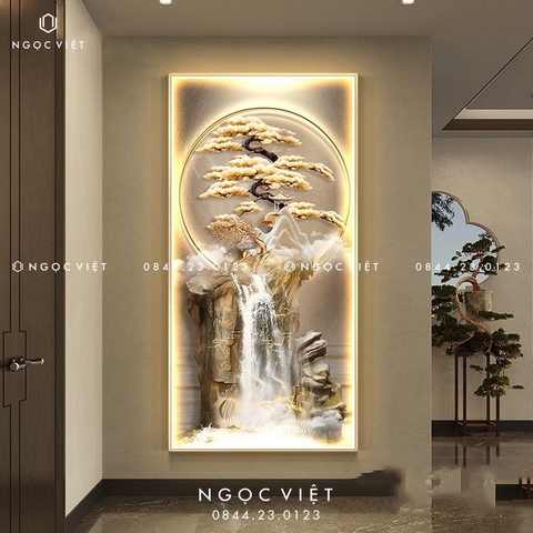 Tranh Đèn LED Tráng Gương - Dọc | Tranh Ngọc Việt - BMT DakLak | Tranh Ngọc Việt - Xưởng Tranh Đẹp Buôn Ma Thuột (BMT) DakLak