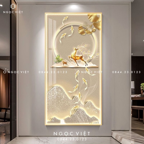 Tranh Đèn LED Tráng Gương - Dọc | Tranh Ngọc Việt - BMT DakLak | Tranh Ngọc Việt - Xưởng Tranh Đẹp Buôn Ma Thuột (BMT) DakLak