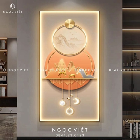 Tranh Đèn LED Tráng Gương - Dọc | Tranh Ngọc Việt - BMT DakLak | Tranh Ngọc Việt - Xưởng Tranh Đẹp Buôn Ma Thuột (BMT) DakLak
