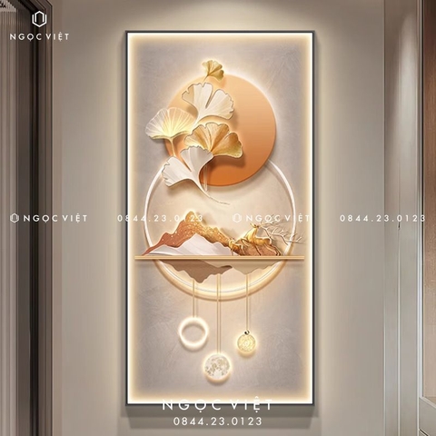 Tranh Đèn LED Tráng Gương - Dọc | Tranh Ngọc Việt - BMT DakLak | Tranh Ngọc Việt - Xưởng Tranh Đẹp Buôn Ma Thuột (BMT) DakLak