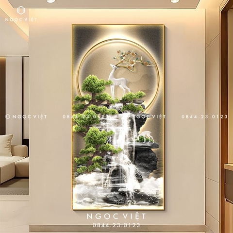 Tranh Đèn LED Tráng Gương - Dọc | Tranh Ngọc Việt - BMT DakLak | Tranh Ngọc Việt - Xưởng Tranh Đẹp Buôn Ma Thuột (BMT) DakLak
