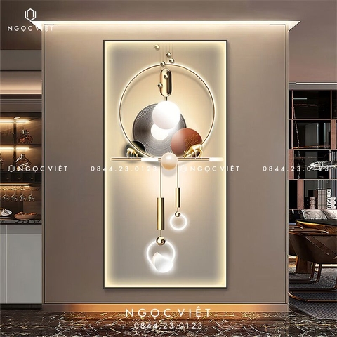 Tranh Đèn LED Tráng Gương - Dọc | Tranh Ngọc Việt - BMT DakLak | Tranh Ngọc Việt - Xưởng Tranh Đẹp Buôn Ma Thuột (BMT) DakLak