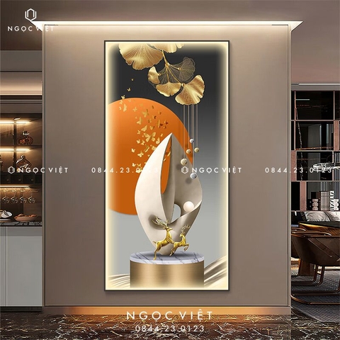 Tranh Đèn LED Tráng Gương - Dọc | Tranh Ngọc Việt - BMT DakLak | Tranh Ngọc Việt - Xưởng Tranh Đẹp Buôn Ma Thuột (BMT) DakLak