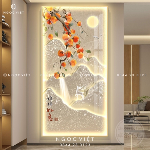Tranh Đèn LED Tráng Gương - Dọc | Tranh Ngọc Việt - BMT DakLak | Tranh Ngọc Việt - Xưởng Tranh Đẹp Buôn Ma Thuột (BMT) DakLak