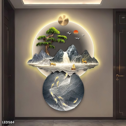 Tranh Đèn LED Tráng Gương | Tranh Ngọc Việt - Đắk Lắk | Tranh Ngọc Việt - Xưởng Tranh Đẹp Buôn Ma Thuột (BMT) DakLak
