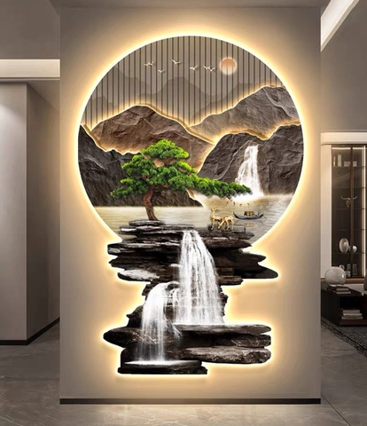 Tranh Đèn LED Tráng Gương | Tranh Ngọc Việt - Đắk Lắk | Tranh Ngọc Việt - Xưởng Tranh Đẹp Buôn Ma Thuột (BMT) DakLak