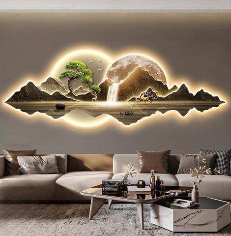 Tranh Đèn LED Tráng Gương | Tranh Ngọc Việt - Đắk Lắk | Tranh Ngọc Việt - Xưởng Tranh Đẹp Buôn Ma Thuột (BMT) DakLak