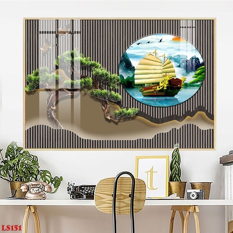 Tranh Lam Sóng LED | Tranh Ngọc Việt - Đắk Lắk | Tranh Ngọc Việt - Xưởng Tranh Đẹp Buôn Ma Thuột (BMT) DakLak