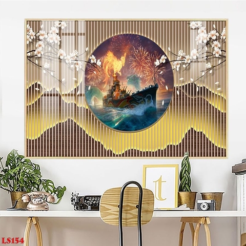 Tranh Lam Sóng LED | Tranh Ngọc Việt - Đắk Lắk | Tranh Ngọc Việt - Xưởng Tranh Đẹp Buôn Ma Thuột (BMT) DakLak