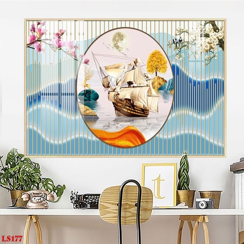 Tranh Lam Sóng LED | Tranh Ngọc Việt - Đắk Lắk | Tranh Ngọc Việt - Xưởng Tranh Đẹp Buôn Ma Thuột (BMT) DakLak