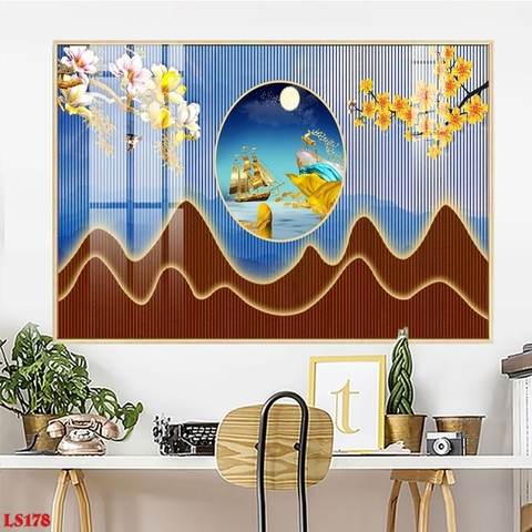 Tranh Lam Sóng LED | Tranh Ngọc Việt - Đắk Lắk | Tranh Ngọc Việt - Xưởng Tranh Đẹp Buôn Ma Thuột (BMT) DakLak