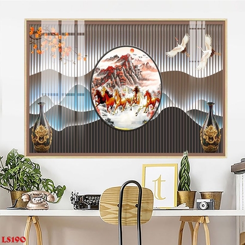 Tranh Lam Sóng LED | Tranh Ngọc Việt - Đắk Lắk | Tranh Ngọc Việt - Xưởng Tranh Đẹp Buôn Ma Thuột (BMT) DakLak