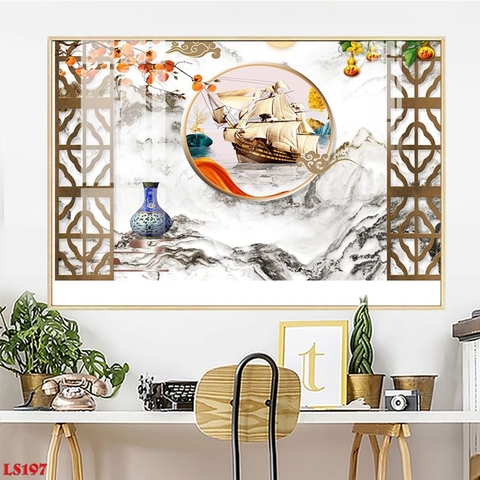 Tranh Lam Sóng LED | Tranh Ngọc Việt - Đắk Lắk | Tranh Ngọc Việt - Xưởng Tranh Đẹp Buôn Ma Thuột (BMT) DakLak