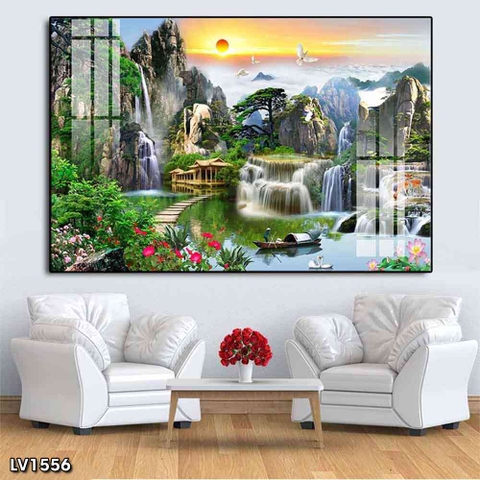 Tranh Sơn Thủy Ngang | Tranh Ngọc Việt - Đắk Lắk | Tranh Ngọc Việt - Xưởng Tranh Đẹp Buôn Ma Thuột (BMT) DakLak