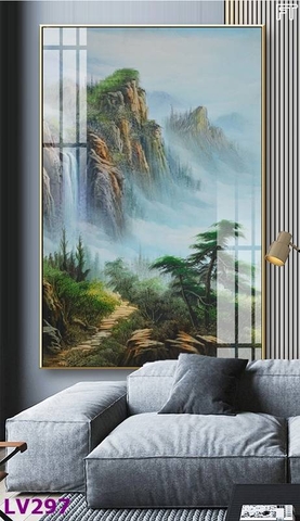 Tranh Phonh Cảnh Núi | Tranh Ngọc Việt - Đắk Lắk | Tranh Ngọc Việt - Xưởng Tranh Đẹp Buôn Ma Thuột (BMT) DakLak