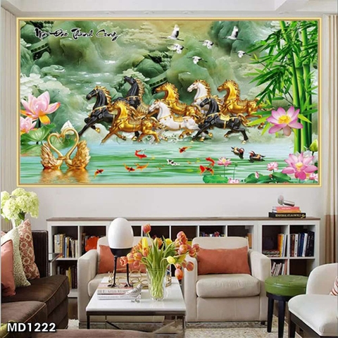 Tranh Mã Đáo Thành Công | Tranh Ngọc Việt - Đắk Lắk | Tranh Ngọc Việt - Xưởng Tranh Đẹp Buôn Ma Thuột (BMT) DakLak