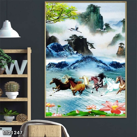 Tranh Mã Đáo Thành Công | Tranh Ngọc Việt - Đắk Lắk | Tranh Ngọc Việt - Xưởng Tranh Đẹp Buôn Ma Thuột (BMT) DakLak