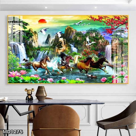 Tranh Sơn Thủy Ngang | Tranh Ngọc Việt - Đắk Lắk | Tranh Ngọc Việt - Xưởng Tranh Đẹp Buôn Ma Thuột (BMT) DakLak