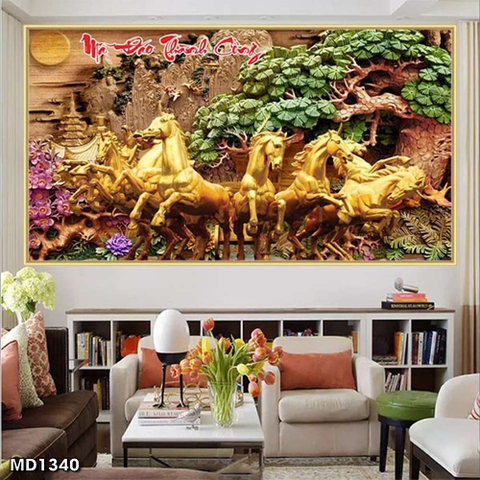 Tranh Mã Đáo Thành Công | Tranh Ngọc Việt - Đắk Lắk | Tranh Ngọc Việt - Xưởng Tranh Đẹp Buôn Ma Thuột (BMT) DakLak