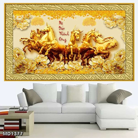 Tranh Mã Đáo Thành Công | Tranh Ngọc Việt - Đắk Lắk | Tranh Ngọc Việt - Xưởng Tranh Đẹp Buôn Ma Thuột (BMT) DakLak