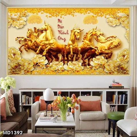 Tranh Mã Đáo Thành Công | Tranh Ngọc Việt - Đắk Lắk | Tranh Ngọc Việt - Xưởng Tranh Đẹp Buôn Ma Thuột (BMT) DakLak